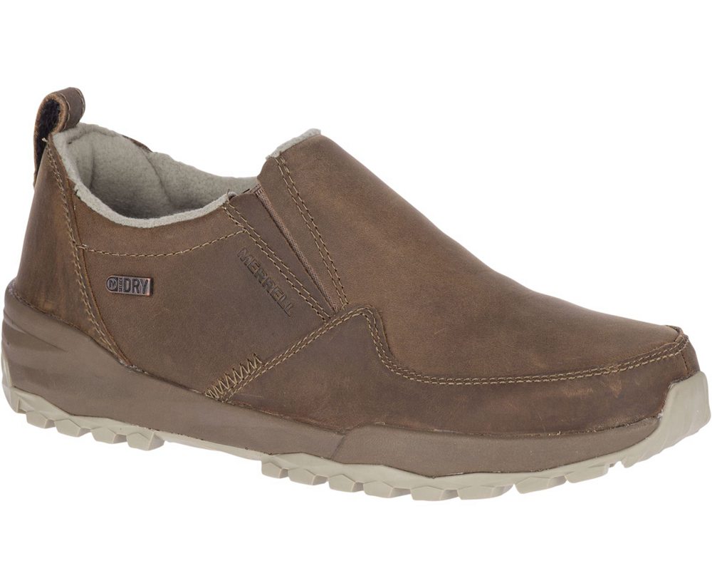 Merrell Barefoot Sko Dame - Icepack Guide Moc Polar Waterproof - Brune - MKF058437